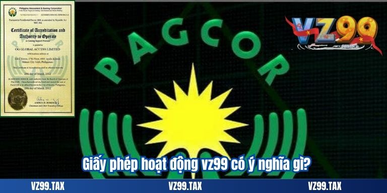 GIẤY PHÉP HOẠT ĐỘNG VZ99 1 Giấy phép hoạt động vz99 có ý nghĩa gì?